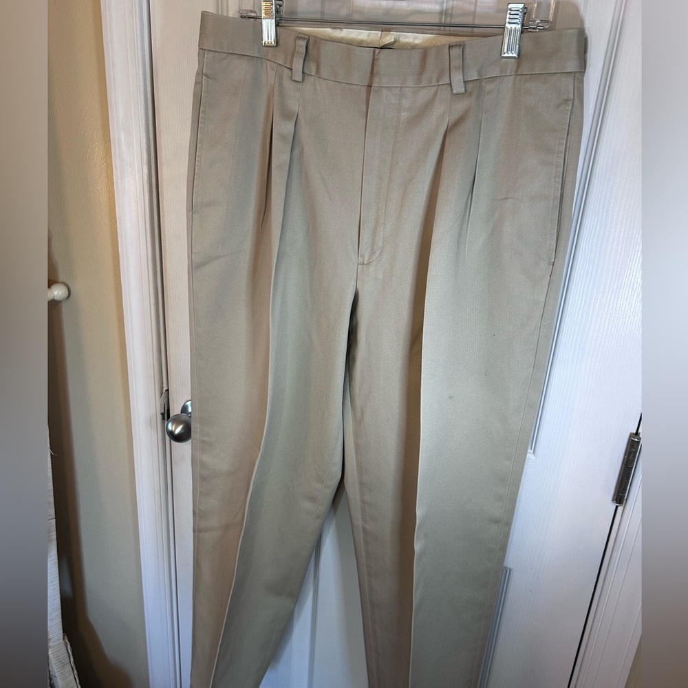 L.L. Bean Men's Tan Dress Pants